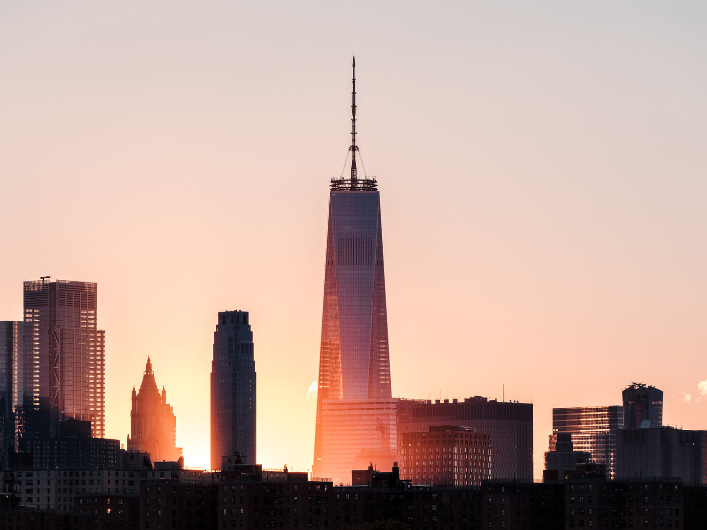 WTC Sunset, New York, USA