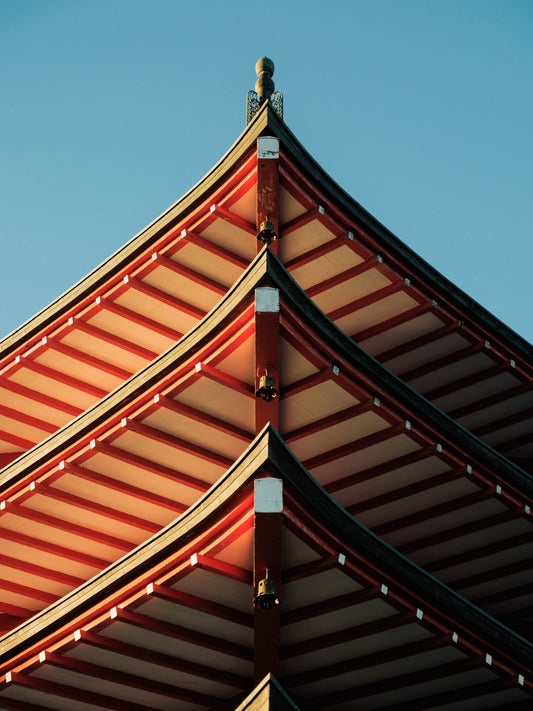 Chureito Pagoda Abstract, Japan