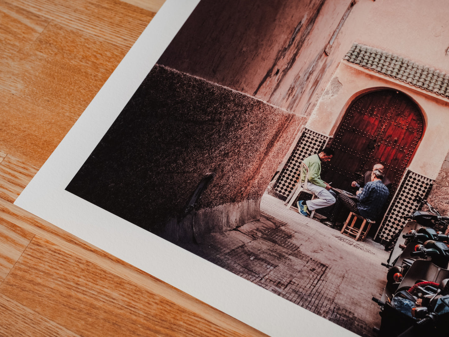 Playing Cards in Marrakech, Morocco