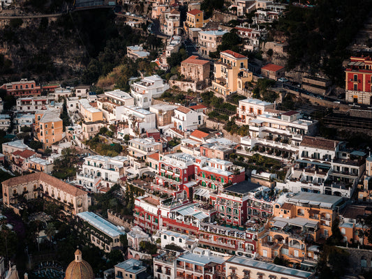Aerial view of Amalfi Coast, Italy