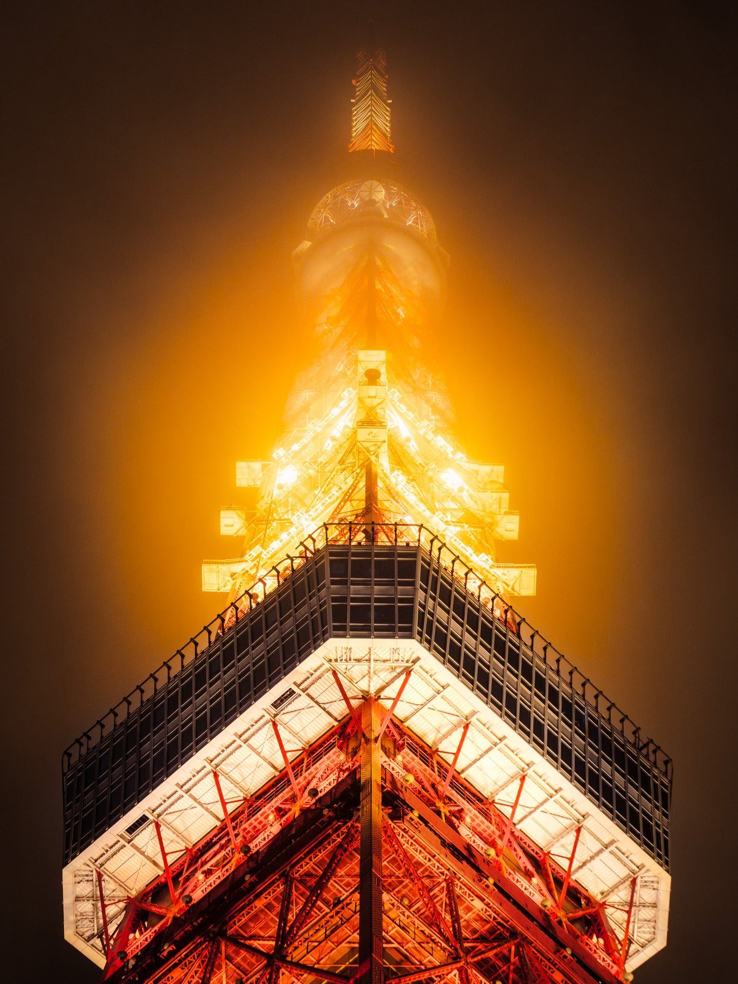 Tokyo Tower Golden Glow, Japan
